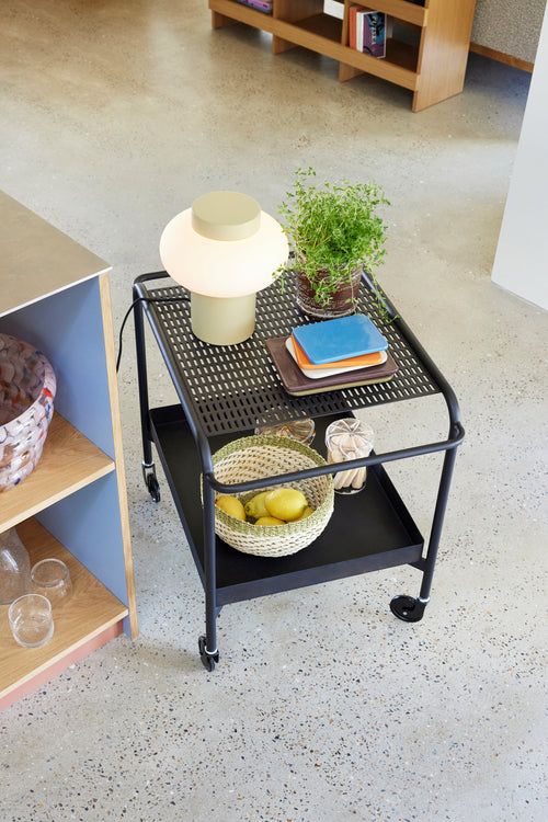 Hübsch manden Palm - abaca - ø26xh13, ø31xh14cm - vtwonen shop