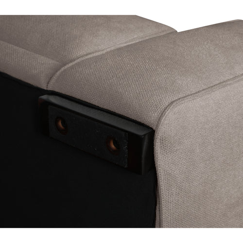 Furnhouse chaise longue bank links California - Beige - Stof - 105x305x85