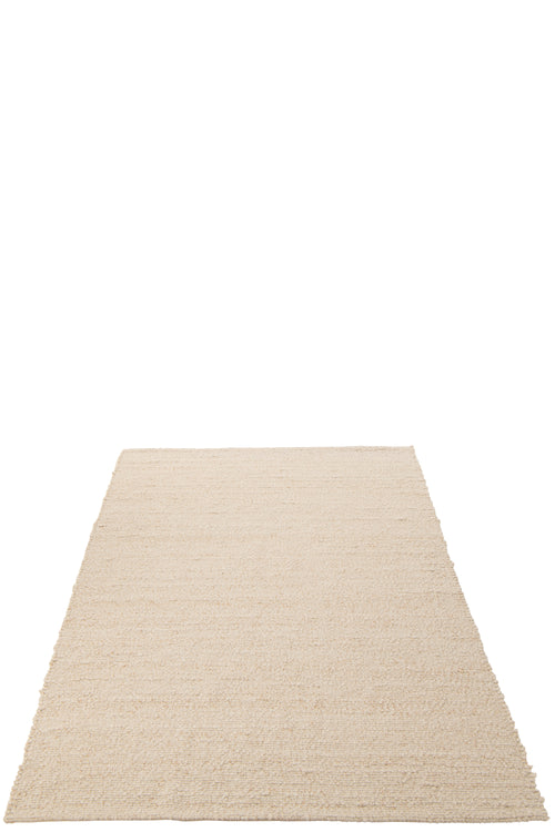 J-Line vloerkleed Geweven - polyester - ecru