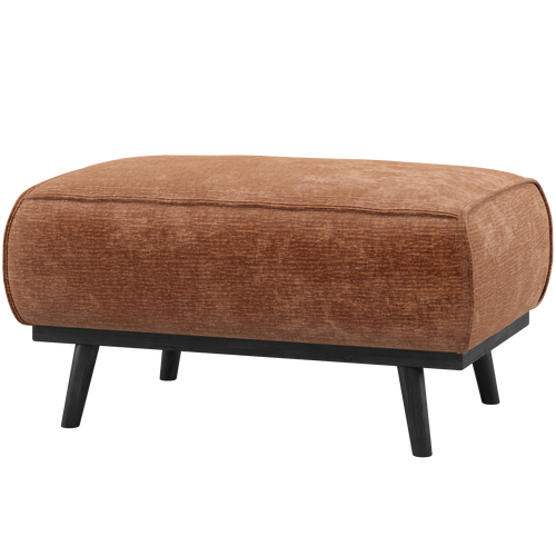 WOOOD hocker Statement - Chennile - Velvet Terra - 40x80x55