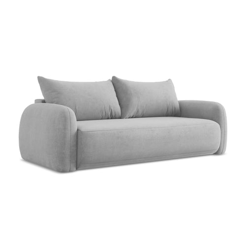LaMiaSofa 3-zits slaapbank Amalfi - chenille stof - lichtgrijs - 250x112x90