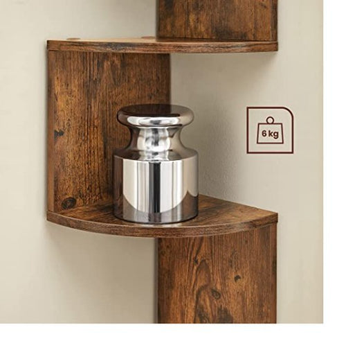 Furnilux Wandrek Bolt - Bruin - 19,5x19,5x123 cm - vtwonen shop