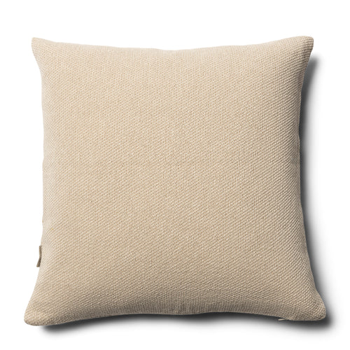 Rivièra Maison Monogram Jacquard PillowCover 50x50 - Katoen - Flax / Wit - vtwonen shop