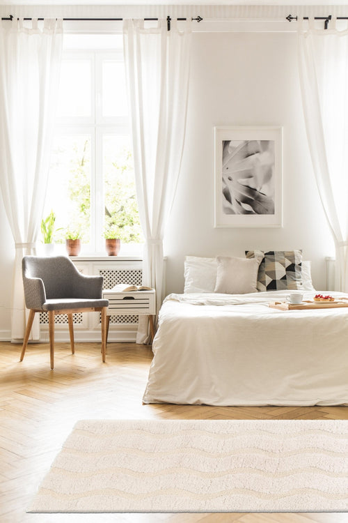 AFK Living vloerkleed Pemberley - reliëfeffect - beige - 200 x 290 cm