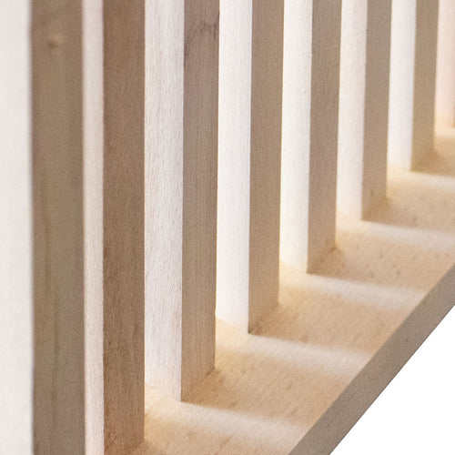 HOME DELUX Houten bank LORA Natuur - 110 cm