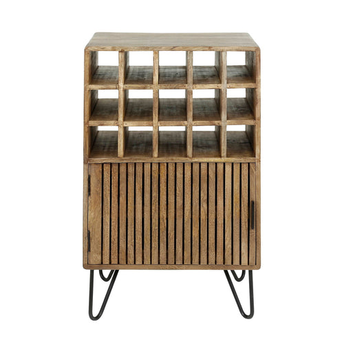 Giga Meubel Wijnkast Tweak - Naturel Hout - 56x35x90cm