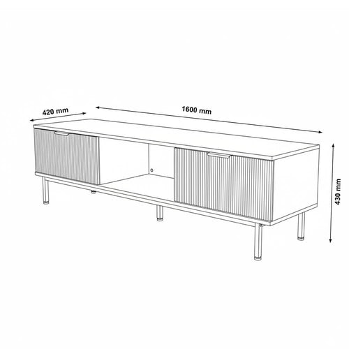 Home Deluxe TV-meubel NYLA - 160 x 43 cm