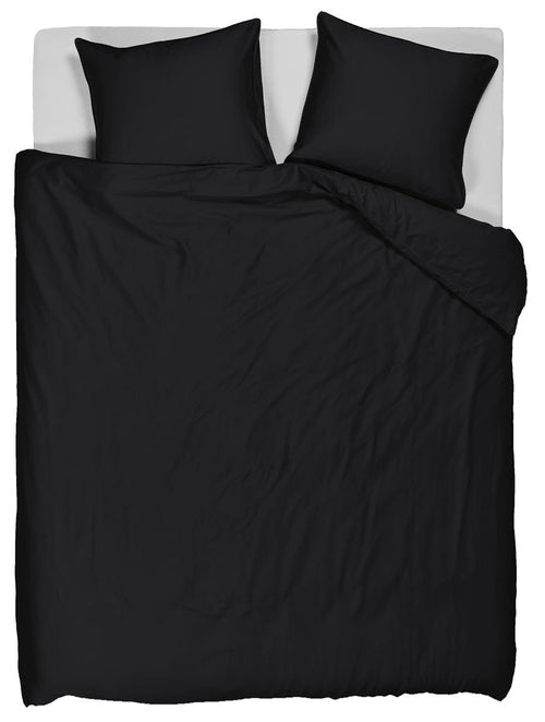 Beddinghouse Change dekbedovertrek - Effen - Tweepersoons - 200x200/220 - Black - vtwonen shop