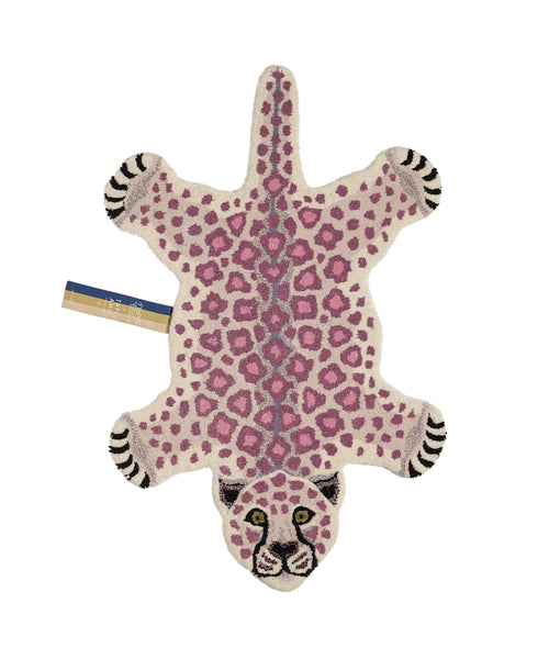 Doing Goods Lilly Luipaard Vloerkleed - Klein 92 x 62 x 2 cm - 100% wol