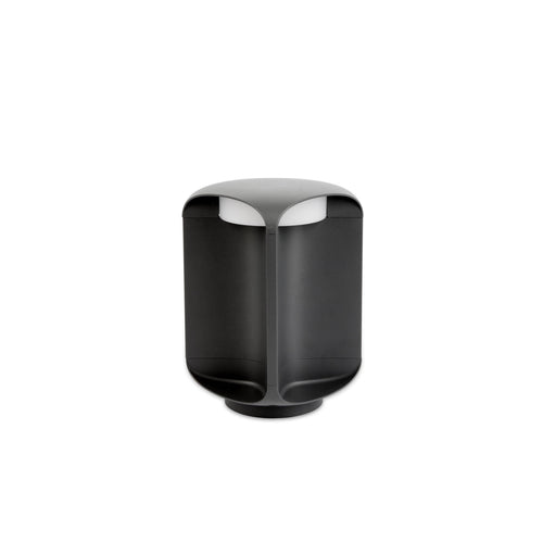 Faro Bu-Oh - LED-buitenlamp op sokkel wit, donkergrijs IP65
