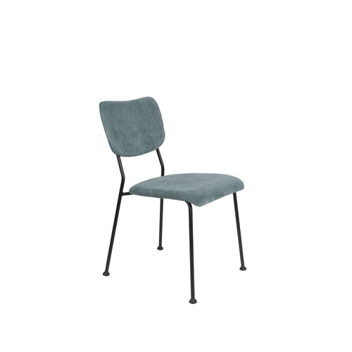 Zuiver Benson Eetkamerstoelen Grijs/Blauw - Set van 2 - vtwonen shop