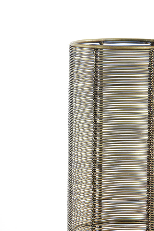 Light & Living tafellamp LEZUZA - brons - Ø15.5x60.5cm