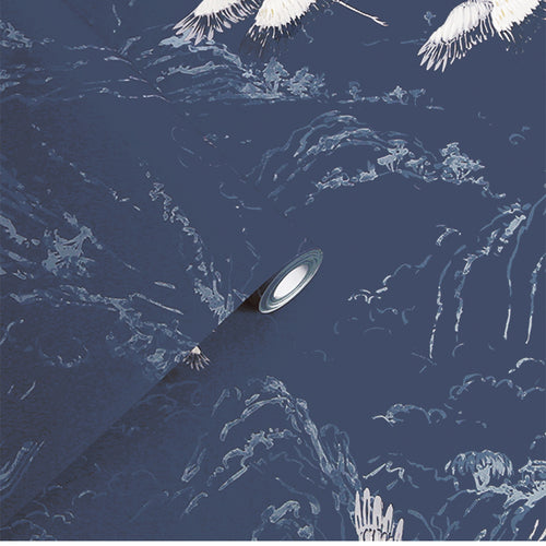 Laura Ashley Vliesbehang - Animalia Midnight - 10mx52cm - vtwonen shop