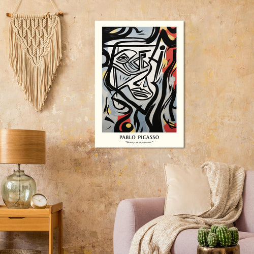Artfulprints  Pablo Picasso - Beauty as expression   poster 30x40 cm - vtwonen shop