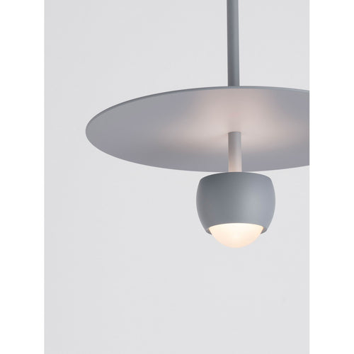 Nova Luce EDEM Hanglamp voor plafond, blauwgrijs, LED, 8W, 590lm, 3000K