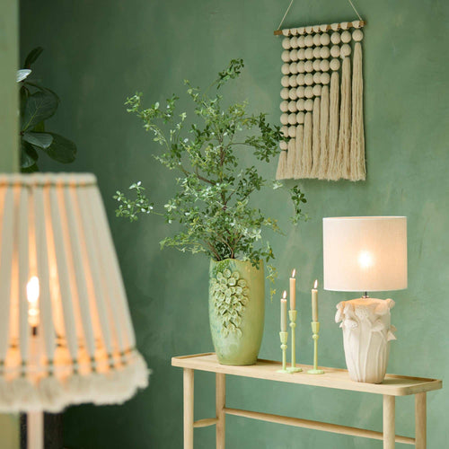 Light & Living wanddecoratie Ward - wit - 60x4x76cm