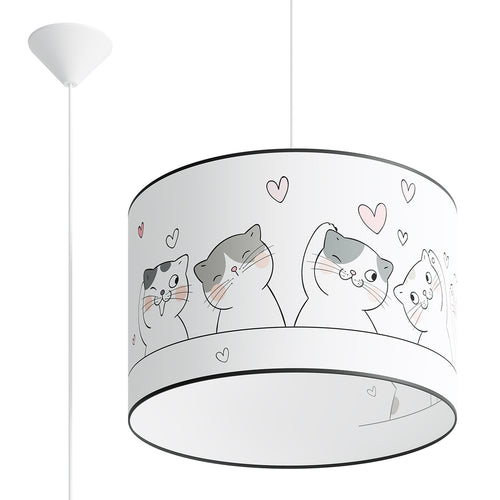 Sollux Lighting Hanglamp CAT 40 - 40x40x95cm