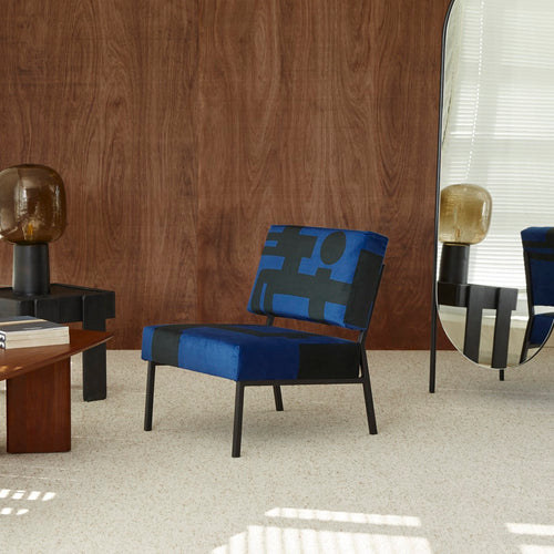 Tikamoon Blauwe Franse fauteuil - Blauw - vtwonen shop