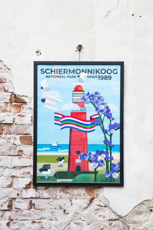 Nationale Parken Poster - Schiermonnikoog - vtwonen shop