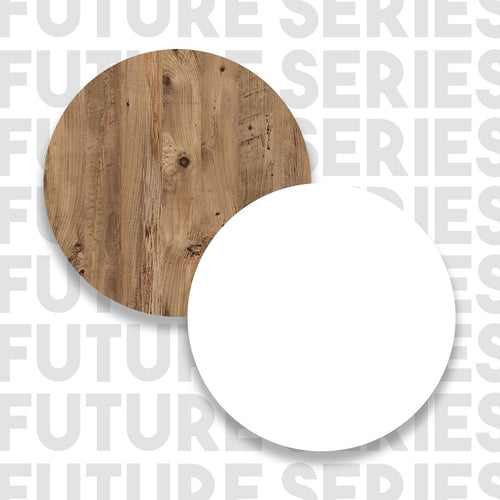 CALICOSY - Rechthoekige salontafel - Litch hout - 60x90x28,6 cm