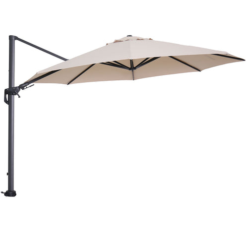 Garden Impressions zweefparasol Hawaii ecru 350x350 cm + 90 kg voet en hoes - vtwonen shop