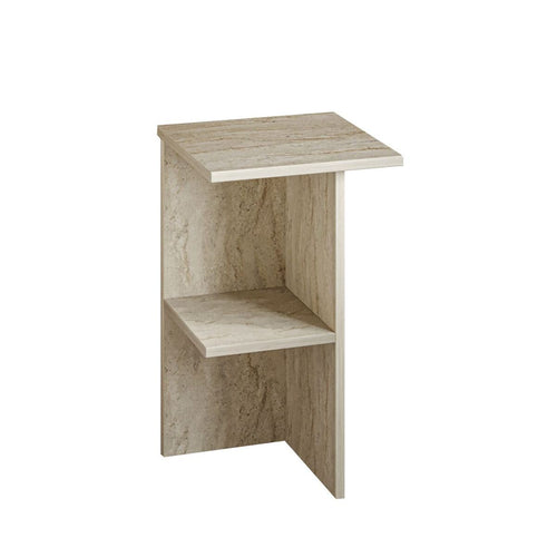 Calicosy - Vierkant nachtkastje met legplank LERAY - 36x36x60 cm