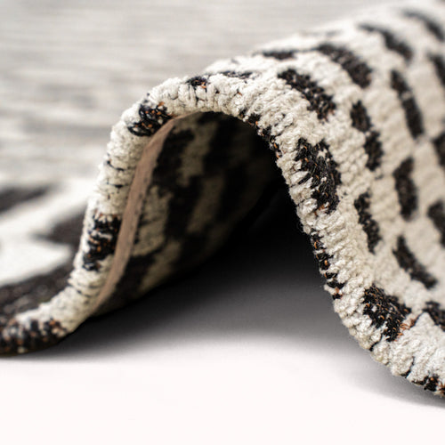 Louis De Poortere binnen & buiten machinewasbaar vloerkleed Structures Berber van 70% gerecycled PET - wit - 170x235cm