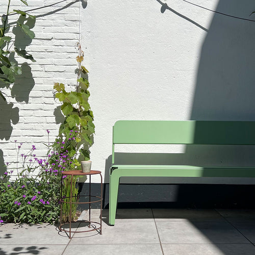 Weltevree Bended bench met rugleuning