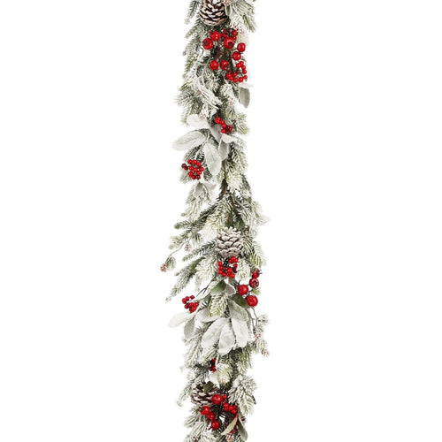 Mica Decorations Belfort Guirlande - L178 cm - Groen