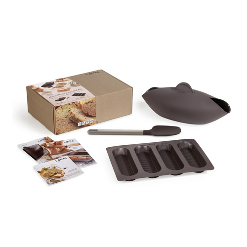 Lékué Broodmaker + Spatel+Bakvorm+receptenboek