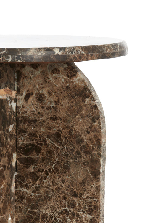 Light & Living bijzettafel OTINIA - Ø41x48cm - bruin - vtwonen shop