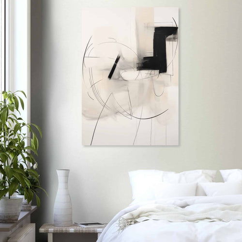 Artfulprints  Abstract - Chique brush 7   poster 50x70 cm