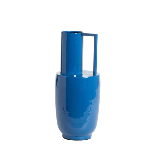 Light & Living vaas Certalo - blauw - Ø20cm - vtwonen shop