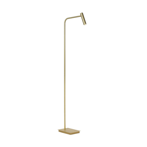 Atmooz vloerlamp Pomery - antiek messing - 50 x 3,5 x H 146 cm - geïntegreerde led