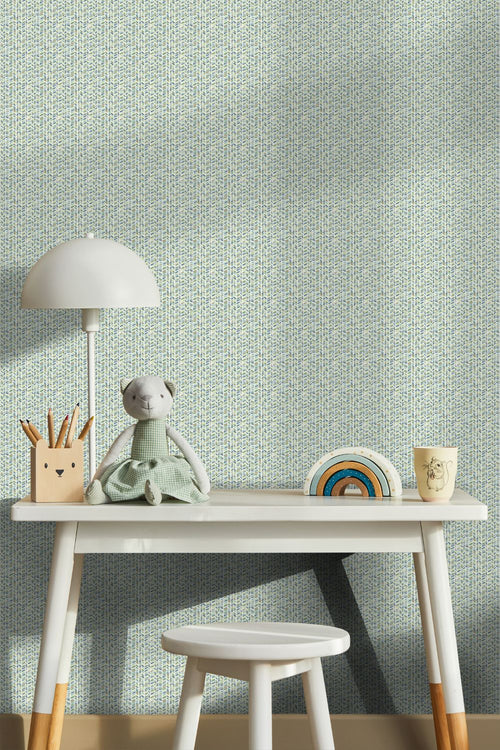 Sanders & Sanders behang zigzag motief groen -  - 641146