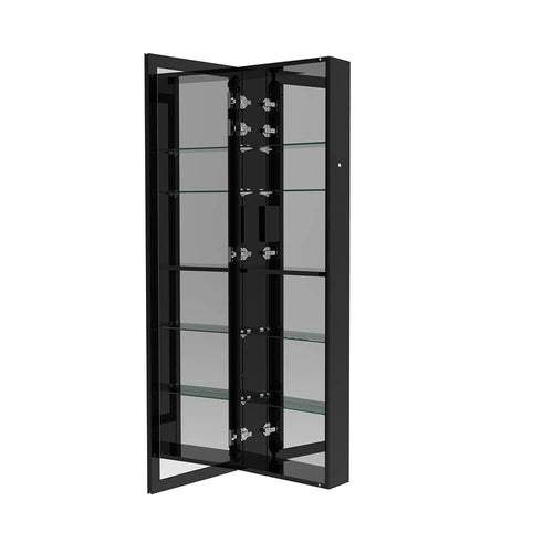 HOME DELUXE LED-spiegelkast OSMO zwart - 50 x 160 cm - vtwonen shop