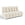 Premium Interiors - Bank SEVEN - gewaafd fluweel beige 162cm