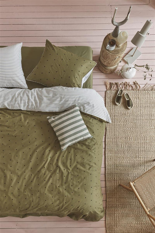 vtwonen decoratiekussen Bold Square - 45x45 cm - groen - vtwonen shop