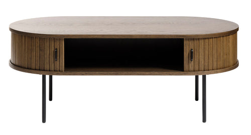 Rebellenclub Salontafel Taree - 120 x 60 cm - Smoked Eiken