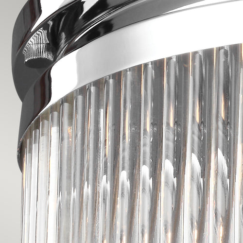 Elstead Paulson - 3 Lichts Badkamer Plafondlamp Chroom IP44, G9