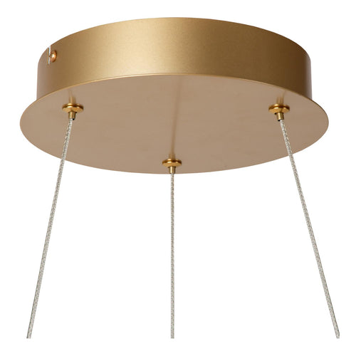 Lucide hanglamp SARDANA - Geïntegreerde LED - Mat Goud / Messing - vtwonen shop