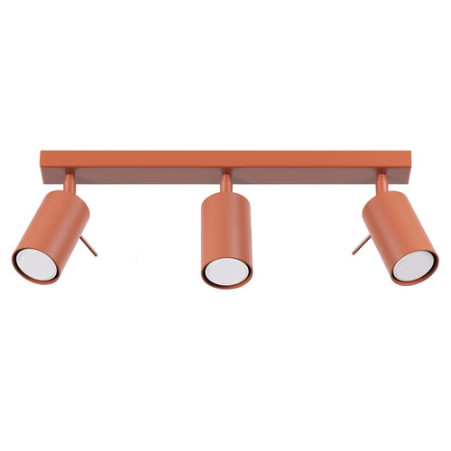 Sollux Lighting Plafondlamp RING 3L rood ochra - 45x6x17cm