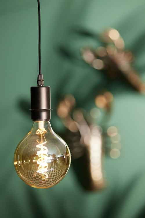 Light & Living pendel CUPA - Ø5x7.5cm - zwart
