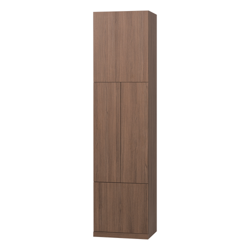 WOOOD smalle opbergkast Build - Walnoot Fineer - Bruin - 215x54x41