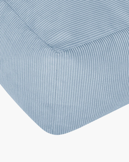 noo.ma Keno Pouf babyblauw corduroy wol 50–70 cm