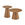 Furnhouse salontafel set Tango - Zwart - Ø 45/60 cm