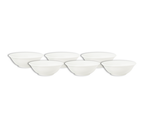 vtwonen - Saladekommen - Kommen - Wit - 23cm - Set van 6 schalen - vtwonen shop