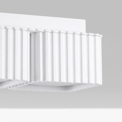 Sollux Lighting Plafondlamp RIFF 2 wit Gx53 - 20,5x10x8cm