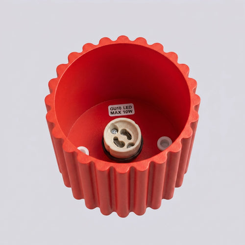 Sollux Lighting Plafondlamp AURA 1 rood GU10 - 10x10x10cm