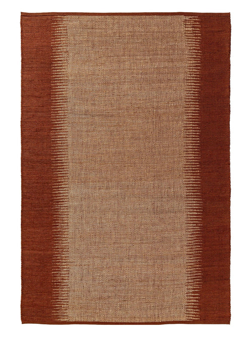 benuta jute vloerkleed Tulsi - terracotta - 200x300 cm